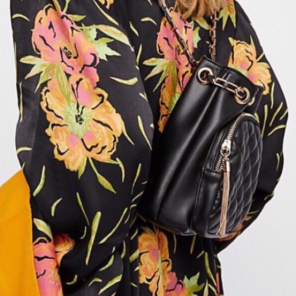 Free People Handbags - FREE PEOPLE mini quilted backpack